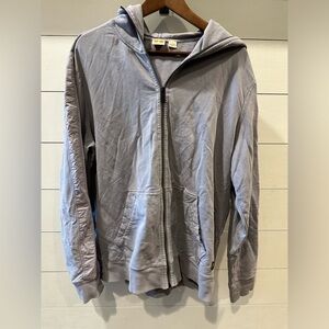 Boss Orange Blueish Gray Women’s Full- Zip Hoodie- size XL